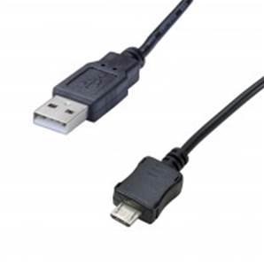 Cordon USB 2.0 A Male / micro USB Male 2.4 A - 480 mbps - noir - 1m80