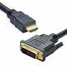 Cordon HDMI A M / DVI-D M - Full HD 1080p - bidirectionnel - OR - 1m