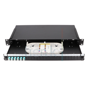 Tiroir Optique 6xLC Duplex OM4 + 18 Bouchons + Kitaccess