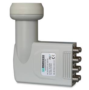 LNB quad universel, 4 sorties universelles, LTE Blindée 1800Mhz-4G