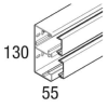 Goulotte CL 13055 blc/PVC