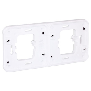 OXXO Support double V BLANC ENCASTRE