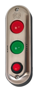 Platine de signalisation LED avec bouton poussoir et buzzer integré 1