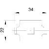 Pièce de serrage GKS 34 G Zingué