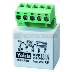 Micromodule volet roulant filaire encastré