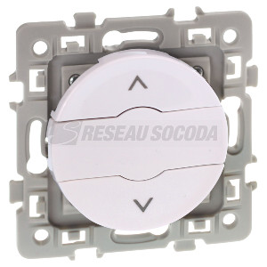 SQUARE inter VR 3 BOUTONS BLANC