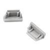 TERMINAISON PROFILE PLAT 14,4MM GRIS PACK DE 2