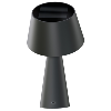 Lampe de table noir mat solaire et USB (inclus) - 3000°K - 4 modes