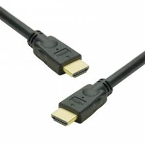 Cordon HDMI A M/M 10m - PERFORM 4K/60ips HDR 4:2:0 - gaine pvc noire