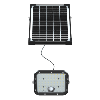 Projecteur solaire 30W détection 4800lm panneau déporté 5M