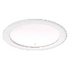 FLAT-ISO SENSOR-Downlight IP20/65 recouvr. blanc 20W 2145lm 3000/4000