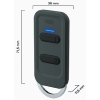 Télécommande porte clé 2 touches Zigbee UP