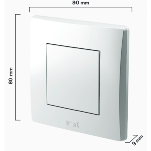 Télécommande murale extra plate avec sonde de température - 1 touche