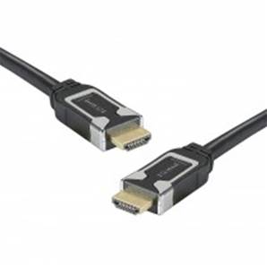Cordon HDMI A M/M - IMMUNITY - 4K/60ips HDR 4:2:0 - gaine striée - O