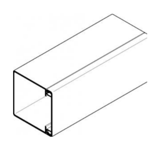 Goulotte AX 4040 blanc PVC