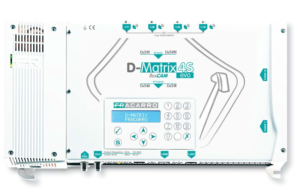 Transmodulateur 4 entrées DVBS2 + USB, 4 sorties COFDM/QAM + 2 lecte