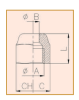 "Embout p.tuyaux pouces 5/8"" 17009005"