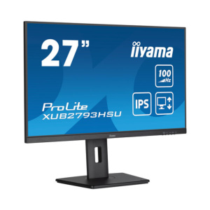 MONITEUR 27'' ultra mince 1920x1080 100Hz HDMI, USB, DP Pied réglable