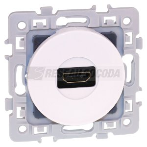 SQUARE prise HDMI BLANC