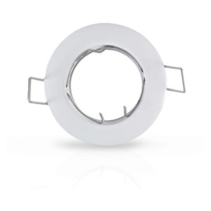 COLLERETTE SUPPORT DE SPOT DIAM 78MM BLANC FIXE