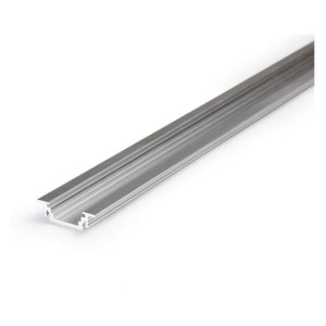 PROFILE RAINURE 2000MM ALU BRUT POUR BANDEAU LED