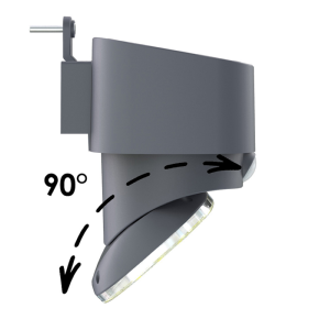 Applique solaire orientable à détection - 3000°K - Faisceau 120° - 2