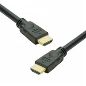 Cordon HDMI A M/M 5m - PERFORM 4K/60ips HDR 4:4:4 - gaine pvc noire