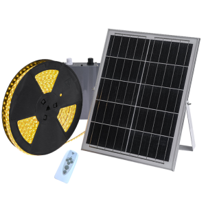 Bandeau Led solaire télécommandé 20m sécable 10m/5m - 2700°K - 1400L