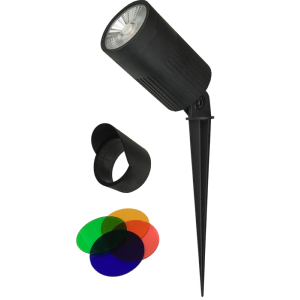 spot piquet 30 watts + filtres couleurs