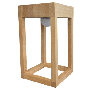 Lampe de table en bois 20 cm - 3000°K - 220Lm