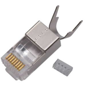 CONNECTEUR RJ45 FTP CAT6 2x4C Ø câble 1,1 à 1,45mm²