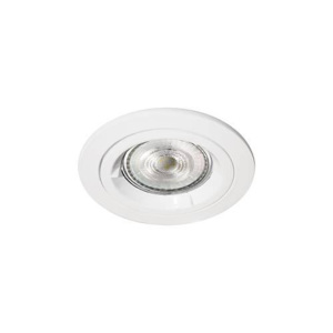 SPOT GU10 ENCASTREE ROND FIXE BLANC MAX 50 W IP44