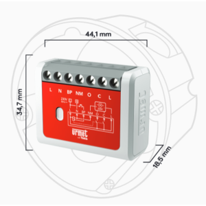 Micromodule volet roulant encastré 500W Zigbee UP