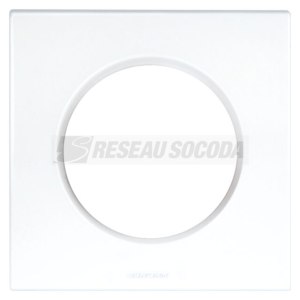 SQUARE PLAQUE - BLANC 1P