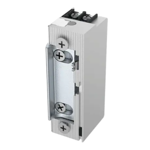 Gâche ROUREG OPEM 12/24V AC/DC à émission avec mémoire, levier OPEM