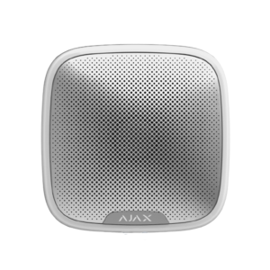 Sirène int./ext. radio avec flash LED - blanc STREET SIREN (W)