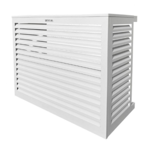 Cache clim alu blanc XL Dim int : H 1200 x l 1310 x P 650-800 mm