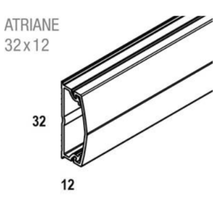 Moulure ATR 3212 blanc 2000x32x12 PVC