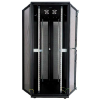 Baie COMETE noire 42U 800x1000 doubles portes AV et AR nid d'abeille